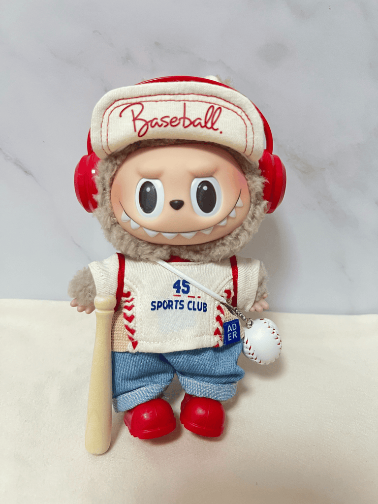 Labubu Baseball Outfit Set