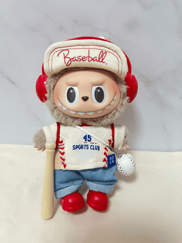 Labubu Baseball Outfit Set