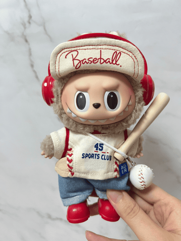 Labubu Baseball Outfit Set