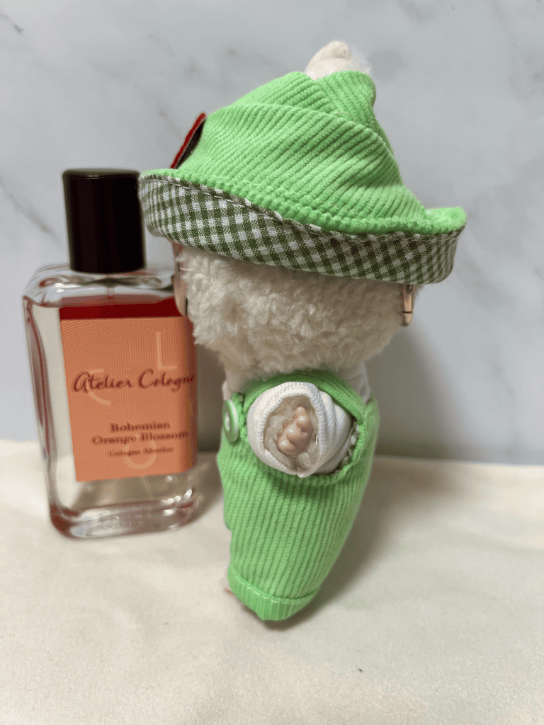 Labubu Green Overalls Outfit Set