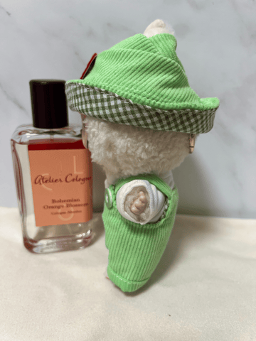 Labubu Green Overalls Outfit Set