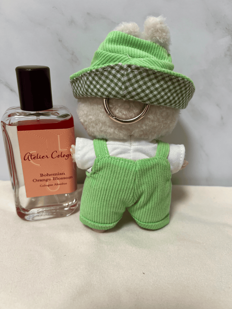 Labubu Green Overalls Outfit Set