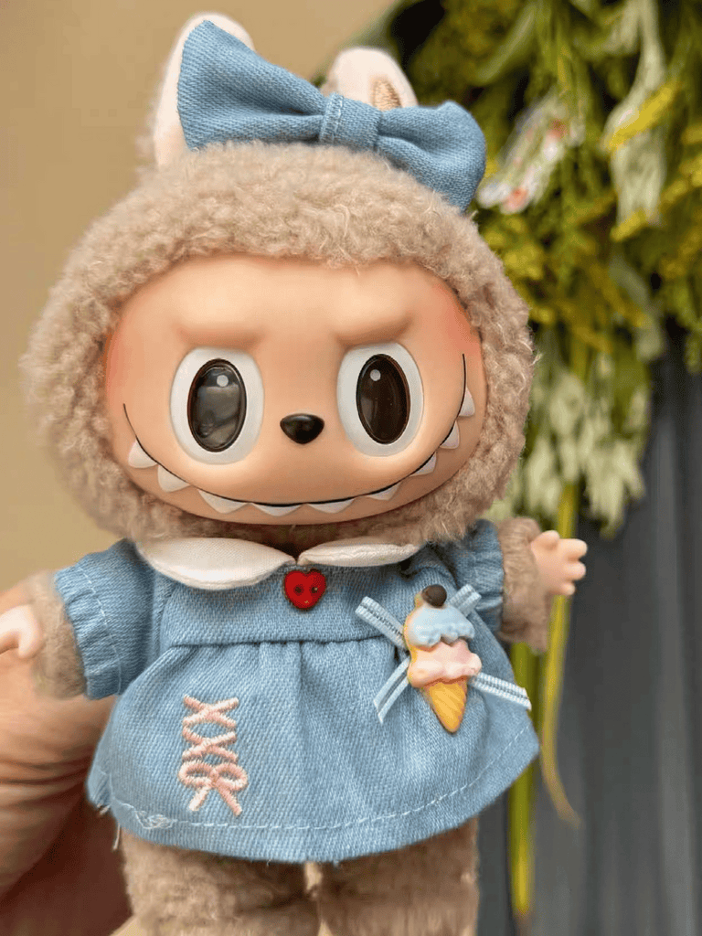 Labubu Blue Dress Outfit Set