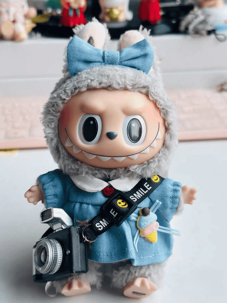 Labubu Blue Dress Outfit Set