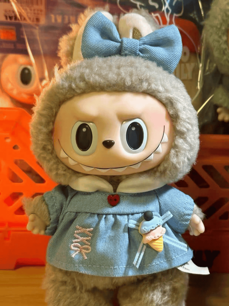 Labubu Blue Dress Outfit Set