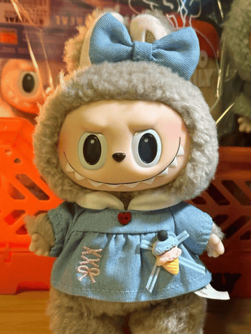 Labubu Blue Dress Outfit Set