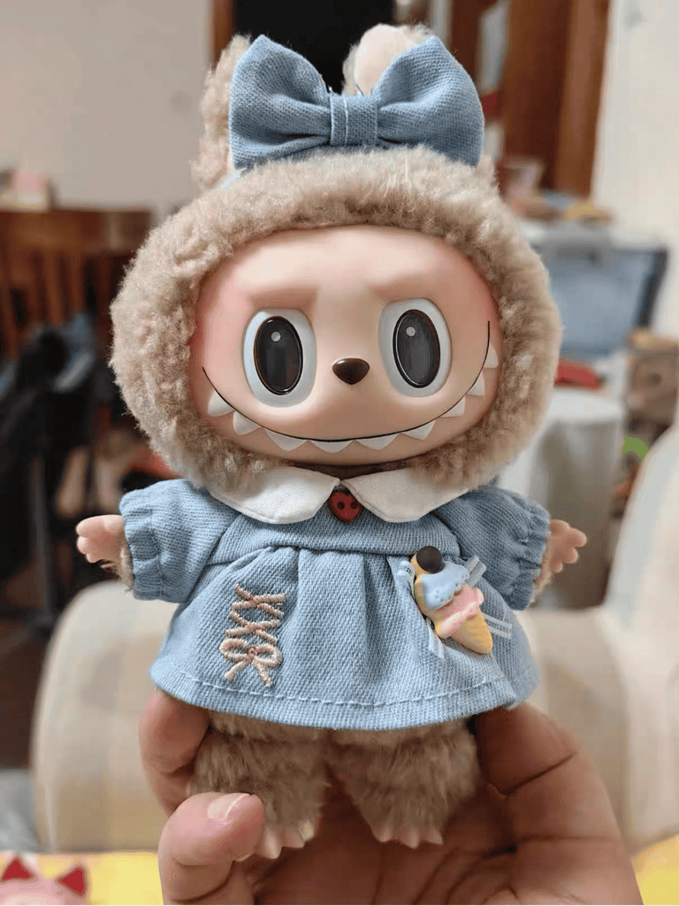 Labubu Blue Dress Outfit Set