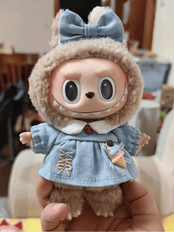 Labubu Blue Dress Outfit Set