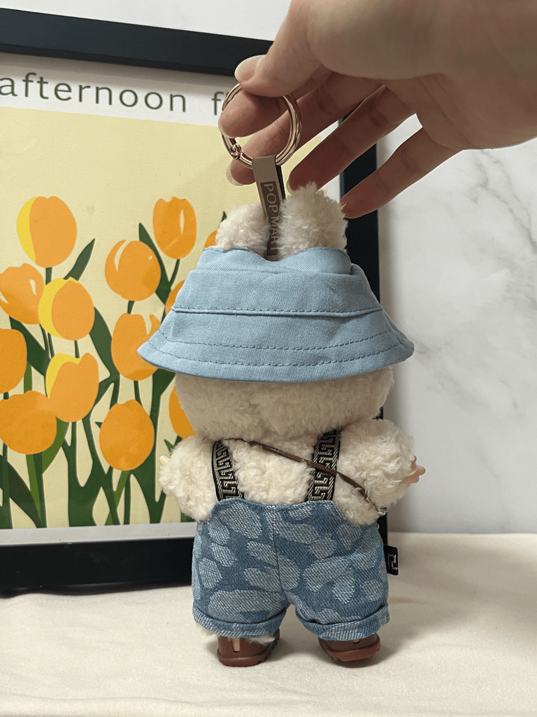 Labubu Denim Overalls Outfit Set