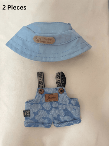 Labubu Denim Overalls Outfit Set