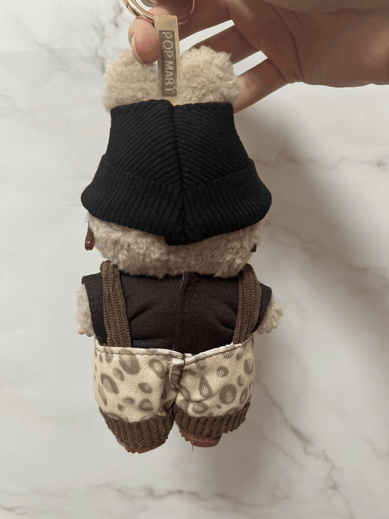 Labubu Leopard Overalls Outfit Set